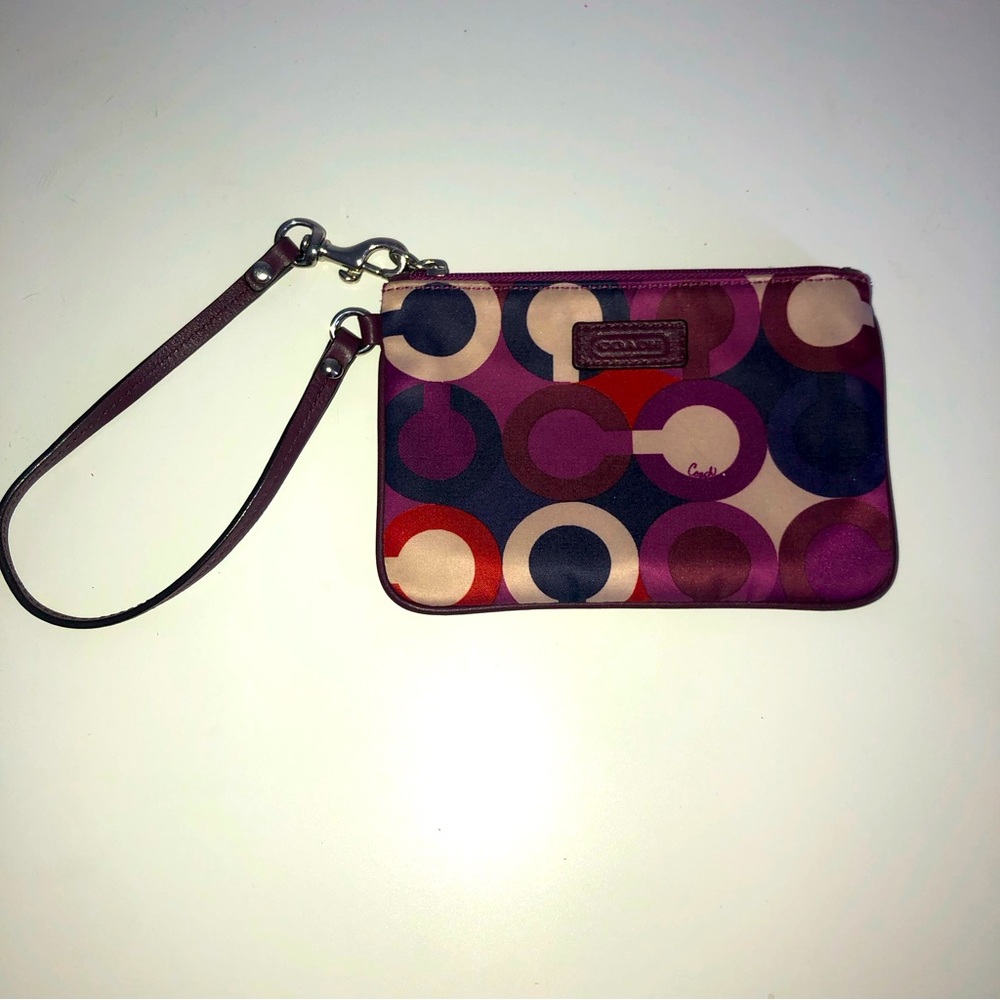 Coach Wristlet with Strap